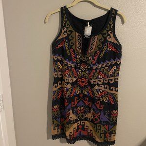 Free People embroidered dress